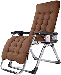 JYHZ Zero Gravity - Silla plegable para jardín, plegable, plegable, para playa, patio, jardín, camping, al aire libre, color morado (color: marrón) en oferta