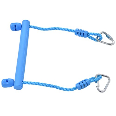Barra de Trapecio, Barra Oscilante Resistente Azul 16.3x11.7in Entretenimiento para Interiores Y Exteriores Patios Jardines