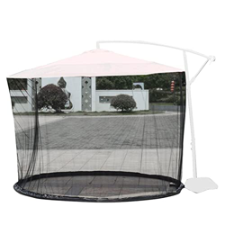 gormyel Red de para Acampar - Red Grande para sombrilla de Patio - Recinto de Malla de poliéster para Exteriores con Cremallera y Cuerda Ajustable, fá en oferta
