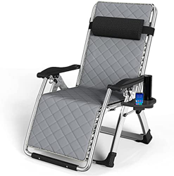 JYHZ Silla reclinable plegable Zero Gravity para camping, hogar, para adultos, portátil, para jardín, acampada, para exteriores, D (color: D) en oferta