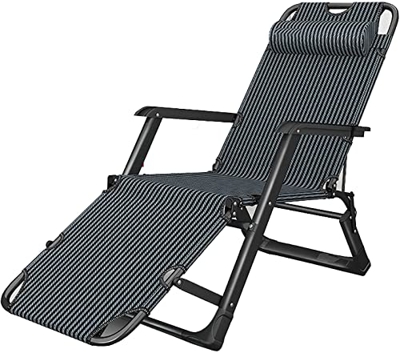JYHZ Tumbonas reclinables plegables tumbonas reclinables, cama plegable simple simple para el hogar, oficina portátil para jardín y camping al aire li