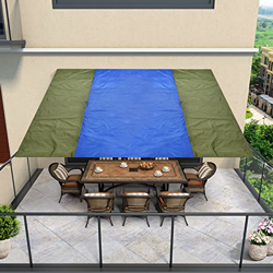 Sombrilla Rectangular, Tela de Toldo Liviana a Prueba de Rayos Ultravioleta a Prueba de Agua Plegable, Se Puede Aplicar a Balcones, Jardines, Parques  características