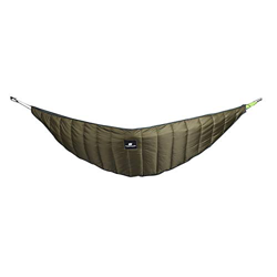 HAOHON Hamaca para Acampar al Aire Libre Hamaca cálida Underquilt Tienda Ultraligera Invierno cálido Debajo del edredón Manta Hamaca de algodón en oferta