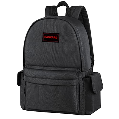 Mochila EASKPAD Impermeable Ligero Portátil Mochila，Clásico Básica Bolso，Bolsa，para Trabajo Viaje Escolar Universidad Hombre, Mujer,Chico，Chica 27L Ne