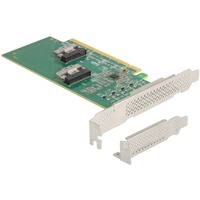 DeLOCK PCIe 4.0 x16>4xSFF-8639 NVMe