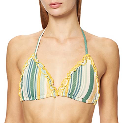 Women' Secret Bikini GATHERED REMOVABLE PAD TOP BAÑO MUST 6482201 ESTAMPADO VERDE ,95B para Mujer