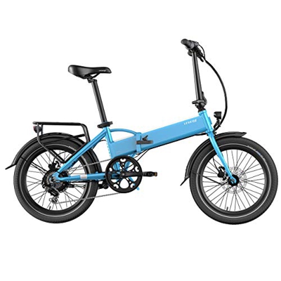 Legend EBIKES Monza 36V10.4Ah Bicicleta Eléctrica Plegable, 25 Km/h, Unisex Adulto, Azul Steel, Batería 36V 10.4Ah (374.4Wh)