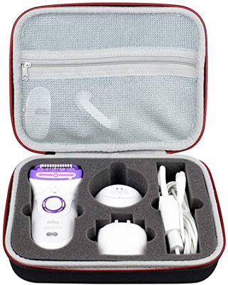 AONKE Funda de viaje rígida para Braun Silk-épil 9 SkinSpa para depiladora Braun Silk-épil 9