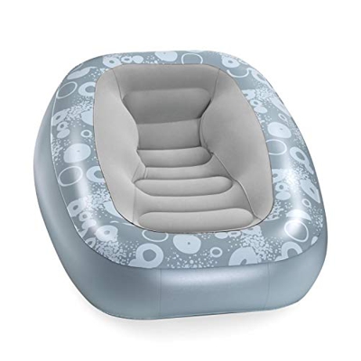 Bestway Sillón de Relax y Tumbona, Gris, 1.52 x 1.27 x 76 cm