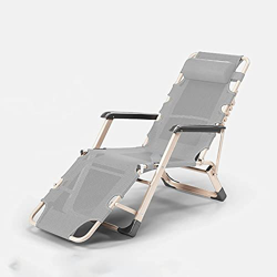 JYHZ Silla reclinable plegable de gravedad cero al aire libre plegable sillas de jardín reclinables para acampar al aire libre, patio, césped, D (colo en oferta