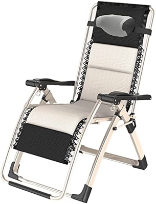 JYHZ Sillones reclinables para exteriores, silla reclinable, plegable, para playa, patio, jardín, camping al aire libre, C (color: C)