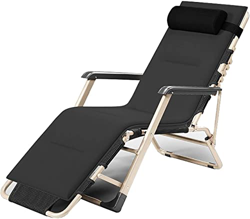 JYHZ Zero Gravity - Silla de jardín plegable para exteriores, 5 pasos de respaldo, ajustable libremente para jardín y campamento al aire libre, D (col características