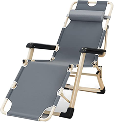 JYHZ Silla de gravedad cero con barra de apoyo para la cabeza, silla plegable reclinable, sillas de playa para interiores y exteriores, playa, jardín, precio