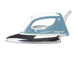 BEPER P204FER250 Plancha en seco, 1300 W, Suela Antiadherente, Teflon precio