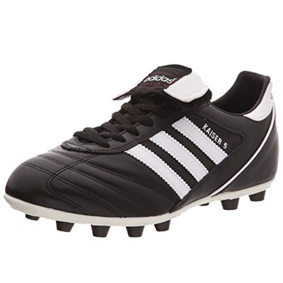 adidas Kaiser 5 Liga, Zapatillas de Fútbol Hombre, Negro Blackrunning White Footwear Red, 42 2/3 EU