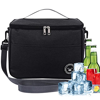 TOPPLAYER Térmica Plegable Bolso, Bolsa isotérmica Grande, Bolsa Nevera Playa Portatil, Bolsa Térmica Comida, Bolsa de Almuerzo Térmica Impermeable, B