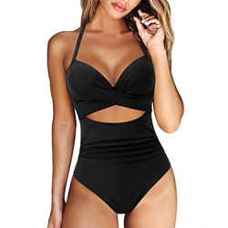 YTZL Bikini para mujer, traje de baño con aros: monokini sexy, traje de baño de una pieza, traje de baño deportivo, triángulo, brasileño, con pierna,  características