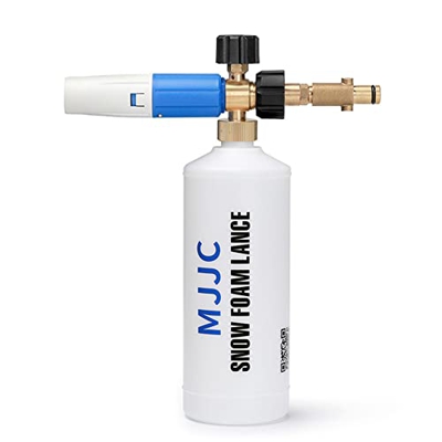 MJJC Nueva Lanza de espuma para Nilfisk ajuste redondeado para Nilfisk Gerni Stihle Snow Foam Lance Arandela a presión (latón)