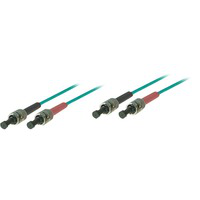 15m ST/ST cable de fibra optica OM3 Azul en oferta