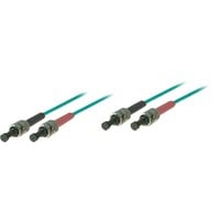 15m ST/ST cable de fibra optica OM3 Azul
