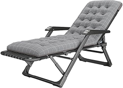 JYHZ Silla de gravedad cero para exteriores, reclinable, plegable, con almohadilla de algodón extraíble para jardín y camping al aire libre, B (color: en oferta