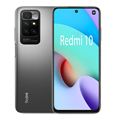 Xiaomi Redmi 10 - Smartphone 4GB + 64GB, 6.5" FHD+ DotDisplay, MediaTek Helio G88, Cámara Cuádruple AI de 50 MP, Dual SIM, Gris en oferta