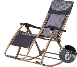 JYHZ Silla mecedora de gravedad cero plegable silla de ocio plegable sillas de jardín reclinables para acampar al aire libre, patio, césped, E (color: precio