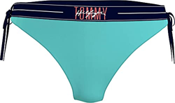 Tommy Hilfiger Cordel Lateral descarado Bragas de Bikini, Miami Aqua, M para Mujer precio