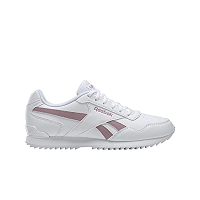 Reebok Royal Glide Ripple Clip, Zapatillas de Deporte Mujer, White/Infused Lilac/White, 38 EU