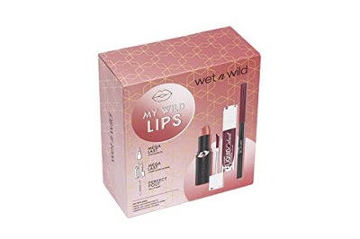 Wet n Wild, My Wild Lips Makeup Set, Makeup Kit with Lip Liners and Lipsticks, with Vitamin E and Hyaluronic Acid, Gift for Girls