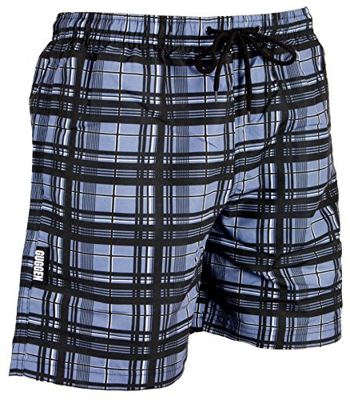 Guggen Mountain Banador de Natacion para Hombre Traje de Bano Color Cuadriculado XXXL