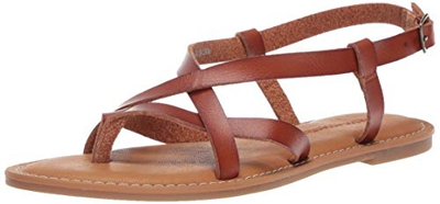 Amazon Essentials Shogun Casual Strappy Sandal Sandalia con Pulsera, Bronceado, 43 EU