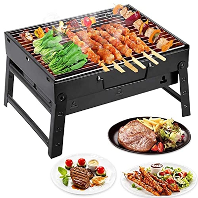 Parrilla Barbacoa Barbacoa Barbacoa Horno (BBQ) Plegable Portátil Exterior (35x27x20cm)