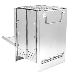 Weikeya Parrilla de Barbacoa de Carbón, Acero Inoxidable, Compacta, Saludable, Duradera, Plegable, para Barbacoa, para Cocinar Al Aire Libre, Barbacoa precio