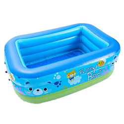 EEOO Piscina Infantil Inflable, Piscina para niños, Piscina Rectangular Familiar con Piso Blando Inflable para Patio Trasero jardín Interior - 120 cm  características
