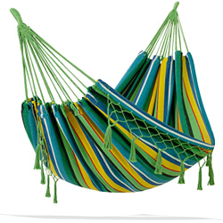 KESSER® Hamaca 300 kg cargable, 320 x 150 cm, máx. Capacidad de Carga de 300 kg, 1-2 Personas, Flecos Transpirables, Resistente a la Intemperie, Hamac precio