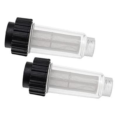 vhbw 2x Cartucho anti calcáreo compatible con Kärcher K 3.200, K 3.500 Garden, K 3.500 T250 limpiador vapor conexión agua/rosca ext. 3/4"