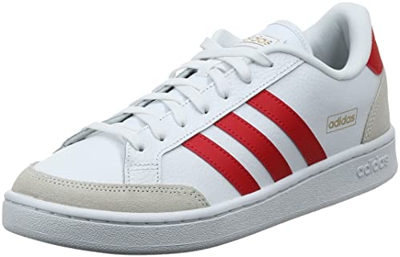 adidas Grand Court SE, Sneaker Hombre, Cloud White/Scarlet/Chalk White, 42 2/3 EU