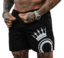 Pantalones Cortos con Estampado de Coronas para Hombres Pantalones Cortos de Playa para Verano Bañador de natación Surf Boardshorts Shorts de Agua en oferta