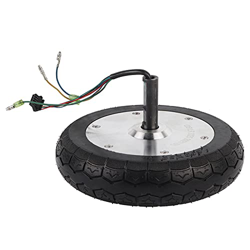 Dilwe Motor de Cubo de Scooter eléctrico, Motor de Cubo de Rueda de 36V 350W 8in Motor de Rueda de Eje único con neumático Accesorio de neumático de C características
