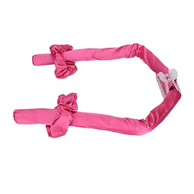 Rizadores sin calor, rizos para dormir, varillas flexibles sin calor, rizadores de pelo con clip para niñas para cabello largo para ondas naturales (r