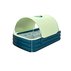 T/Y Piscina Inflable de Verano Piscina de salón Familiar Que Absorbe los Golpes con diseño de toldo sin retención de Agua para la Fiesta de Agua de Ve características