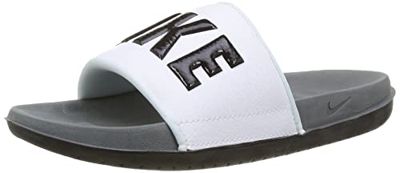 Nike Offcourt Slide, Sneaker Hombre, Dark Grey/Negro-Blanco, 38.5 EU