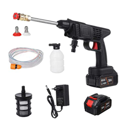 NC NC Lavadora a Presión, 20000 MAh, 500 W, Limpiador Portátil a Presión, a Batería, Dispositivo de Riego de Lavado de Autos de Presión para Lavar Aut precio