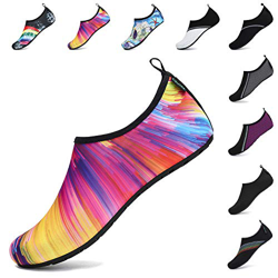 SAGUARO Zapatos Agua Mujer Zapato Calcetin Hombre Deporte Natación Zapatos de Verano Unisex Escarpines Agua Yoga Multicolor 38/39 EU precio