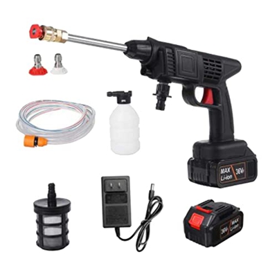 NC NC Lavadora a Presión, 20000 MAh, 500 W, Limpiador Portátil a Presión, a Batería, Dispositivo de Riego de Lavado de Autos de Presión para Lavar Aut