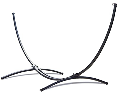 Potenza Indela - Estructura para hamacas (320 cm, 120 kg, estructura para hamacas, estructura de acero resistente a la intemperie (color grafito)