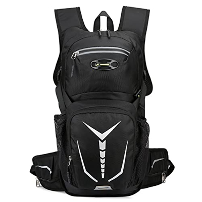 Lixada Mochila de Ciclismo 25L Impermeable Ultraligeras Bolsa de Deportivo Transpirable con Hebilla de Fijación para Casco para al Aire Libre,Viaje,Co