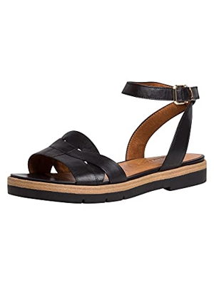 Tamaris 1-1-28102-26, Sandalia Mujer, Black Plain, 41 EU
