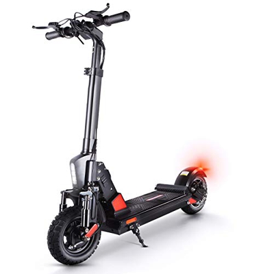 Patinete Eléctrico Plegable, 48V 13Ah Batería, Neumáticos Antideslizantes de 10 Pulgadas, Scooter Eléctrico con Amortiguadores hidráulicos- C1 Pro